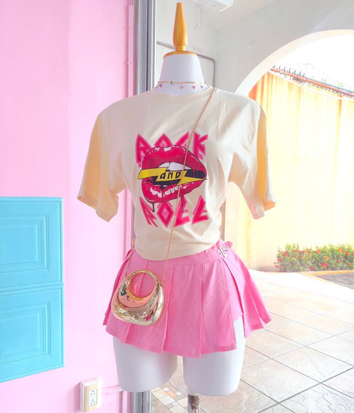 MINI BANDOLERA LUNA DORADA