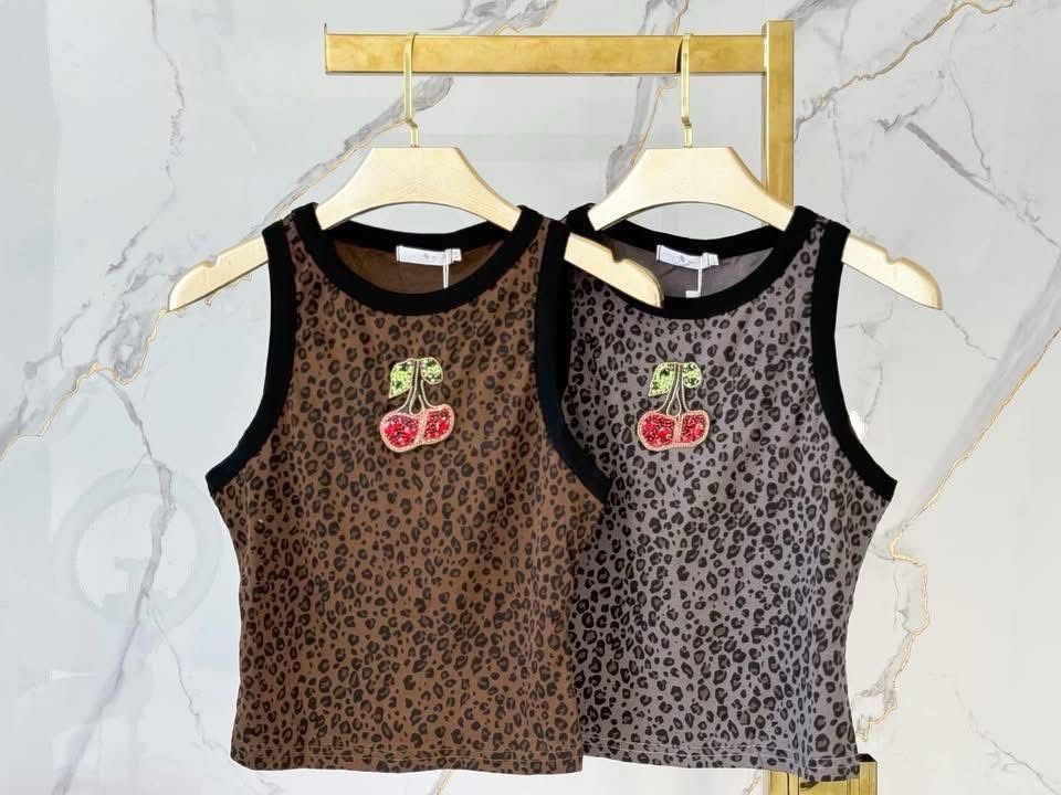 Blusa Print Cherry Pedreria