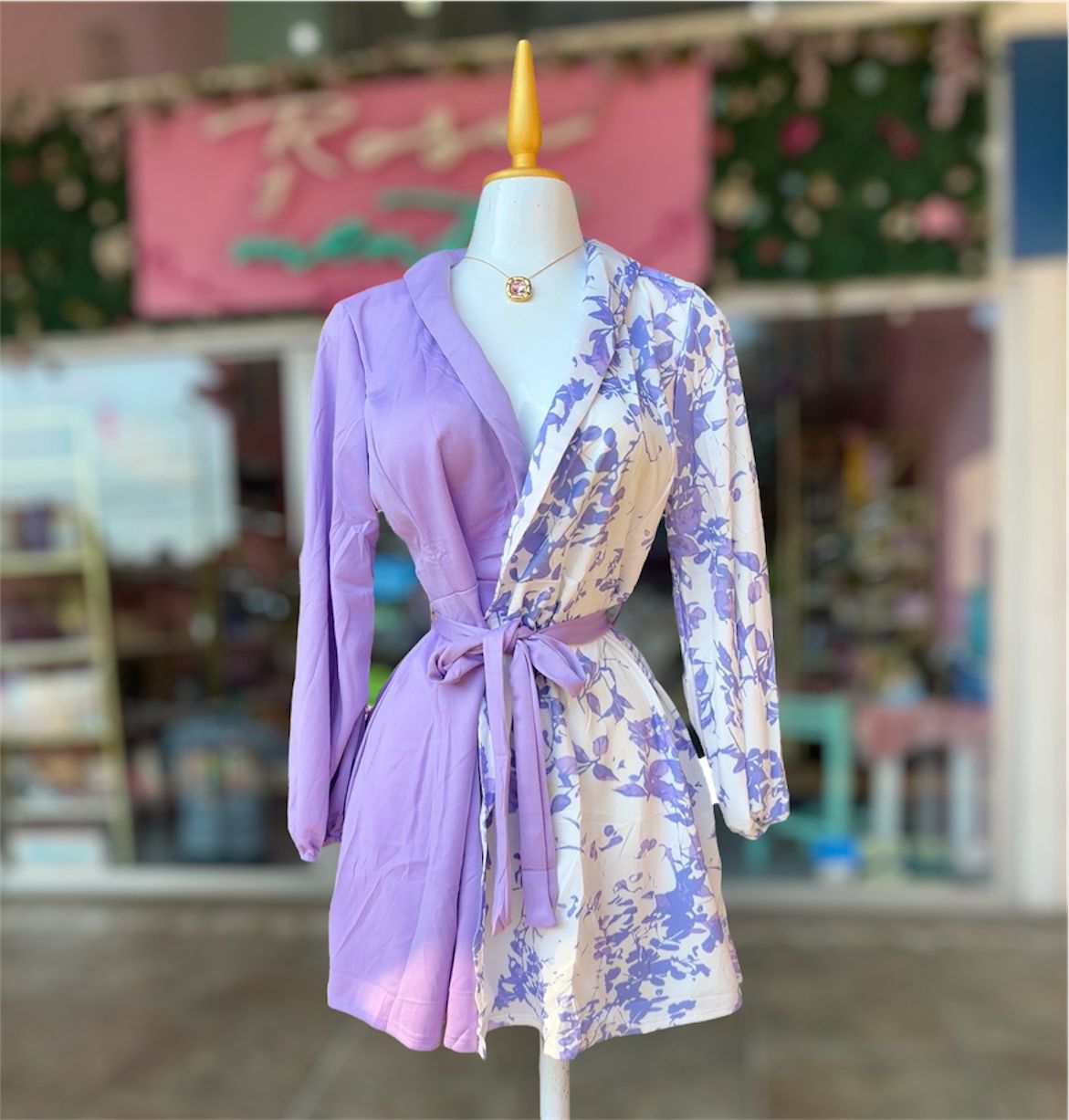 Vestido Floral Tipo Blazer