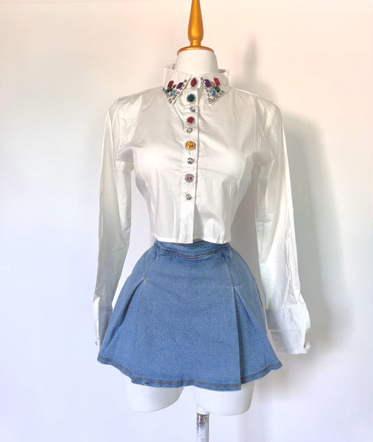 Camisa manga larga de Pedrerias