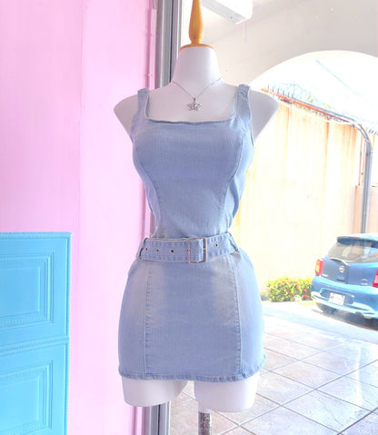 Vestido Mezclilla Cinto