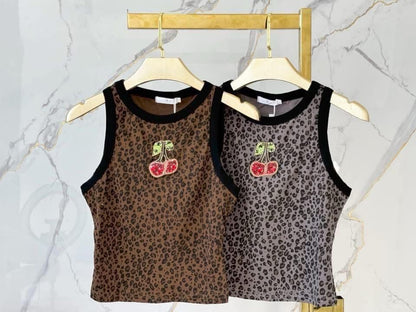 Blusa Print Cherry Pedreria