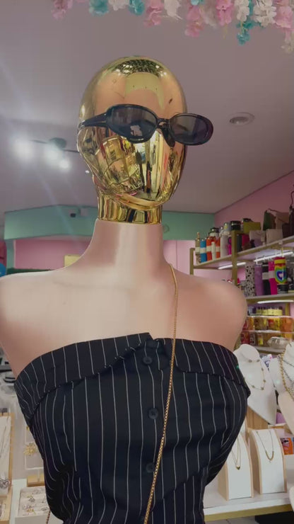 VESTIDO CORTO RAYADO CON CINTURÓN